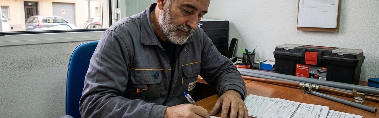 Emisión de boletines de fontanería en Hondarribia